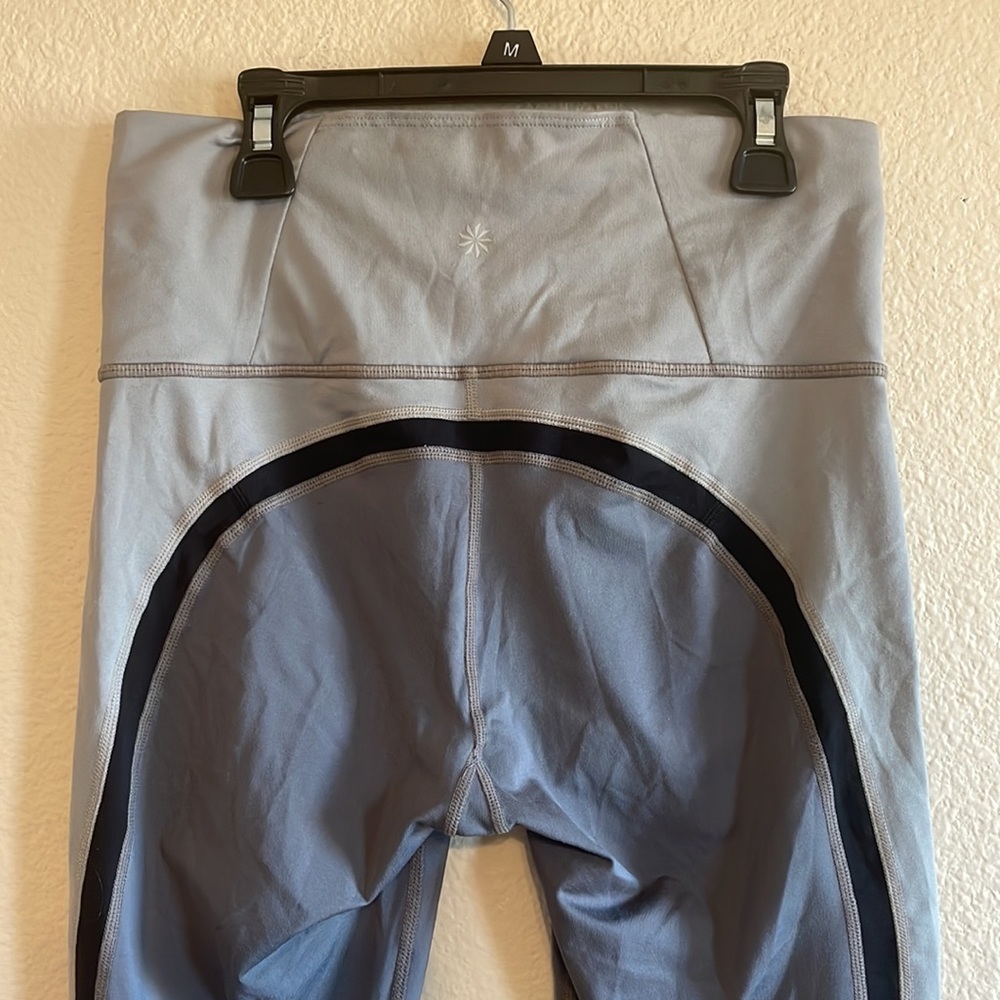 Athleta Spar Colorblock‎ 7/8 Tight Color Silver Bells size small - Picture 6 of 14